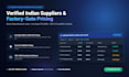 provide verified indian supplier research and b2b sourcing data