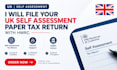 file your UK self assessment paper tax return