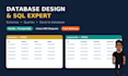 design your database schema and write sql queries that work