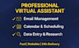 be your reliable virtual assistant and data enty