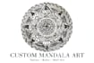 draw custom mandala art and dot mandala design