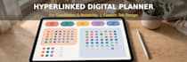 design a hyperlinked digital planner for goodnotes and notability