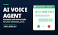 create an ai voice agent that answer and makes calls