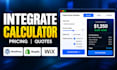 add calculator to wordpress shopify wix for pricing and quotes