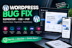 fix wordpress bugs and elementor issues