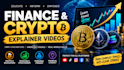 create professional finance and crypto explainer videos