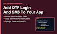 add otp login and sms to your django or python app with twilio