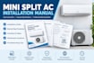 create a professional mini split ac installation guide and manual