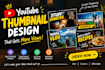 design youtube thumbnails and ai characters