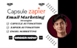 setup capsule crm email platform capsule crm zapier
