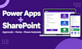build a power apps canvas app with sharepoint and power automate