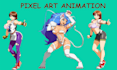 2d pixel art animation pixel character design 2d sprite sheet character sprite