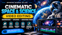 edit cinematic space documentaries and science videos