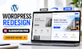 design or redesign your wordpress website with elementor