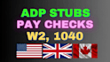 employee stubs and adp service