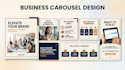 design business social media carousels