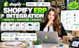 setup shopify inventory sync erp integration order fulfillment odoo api supplier