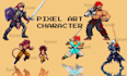 2d pixel art animation sprite sheet pixel art character design pixel sprite