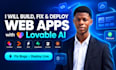 fix and deploy web app with claude code, replit, lovable, bolt, supabase, cursor