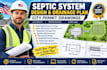 design septic system drainage plan certified city permit drawing