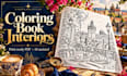 create a printable coloring book interior for amazon KDP using ai