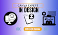 canva book cover design canva expert canva brouchure