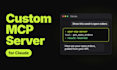 build a custom mcp server or claude connector for your API or database