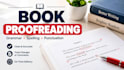 proofread your book, ebook, or novel