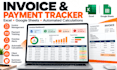 create an automated invoice and payment tracking spreadsheet