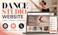 build wordpress dance studio website with trial class booking wordpress website