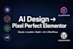 convert ai designs to pixel perfect elementor pro