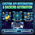 develop custom api integration backend automation python script