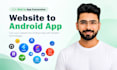convert your website into an android app