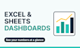 build a custom excel or google sheets dashboard