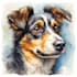 create a cartoon pet portrait from photo