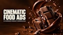 create a cinematic ai food and beverage product ad, product commercials