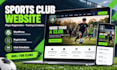 build wordpress sports club website with player registration wordpress website