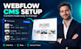 set up webflow cms collections, blogs, and dynamic pages
