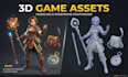 create 3d game assets, characters, and low poly models, mvp, or playable demo