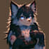 create a professional furry character concept design