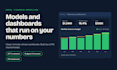 create excel dashboards, models, visualizations,