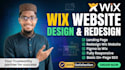 design and redesign responsive wix website