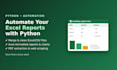 automate excel reports, data cleaning and repetitive tasks with python