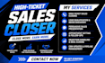 do high ticket b2b sales closer cold calling appointment setter