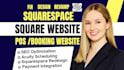 build modern squaresapce website redesign fix squarespace issues square booking