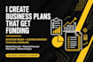 create a professional business plan