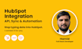 integrate hubspot CRM with API, n8n automation and custom workflows