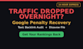 do google penalty recovery, remove toxic backlinks and create disavow file