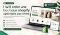 créer une boutique shopify optimisée pas chere