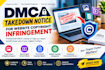dmca takedown notices for website copyright infringement